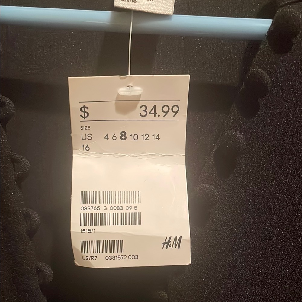 H&M Black Button-Detail Blouse - Picture 2 of 3